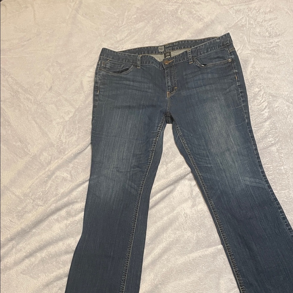 Classic Blue Straight Leg Jeans for Women